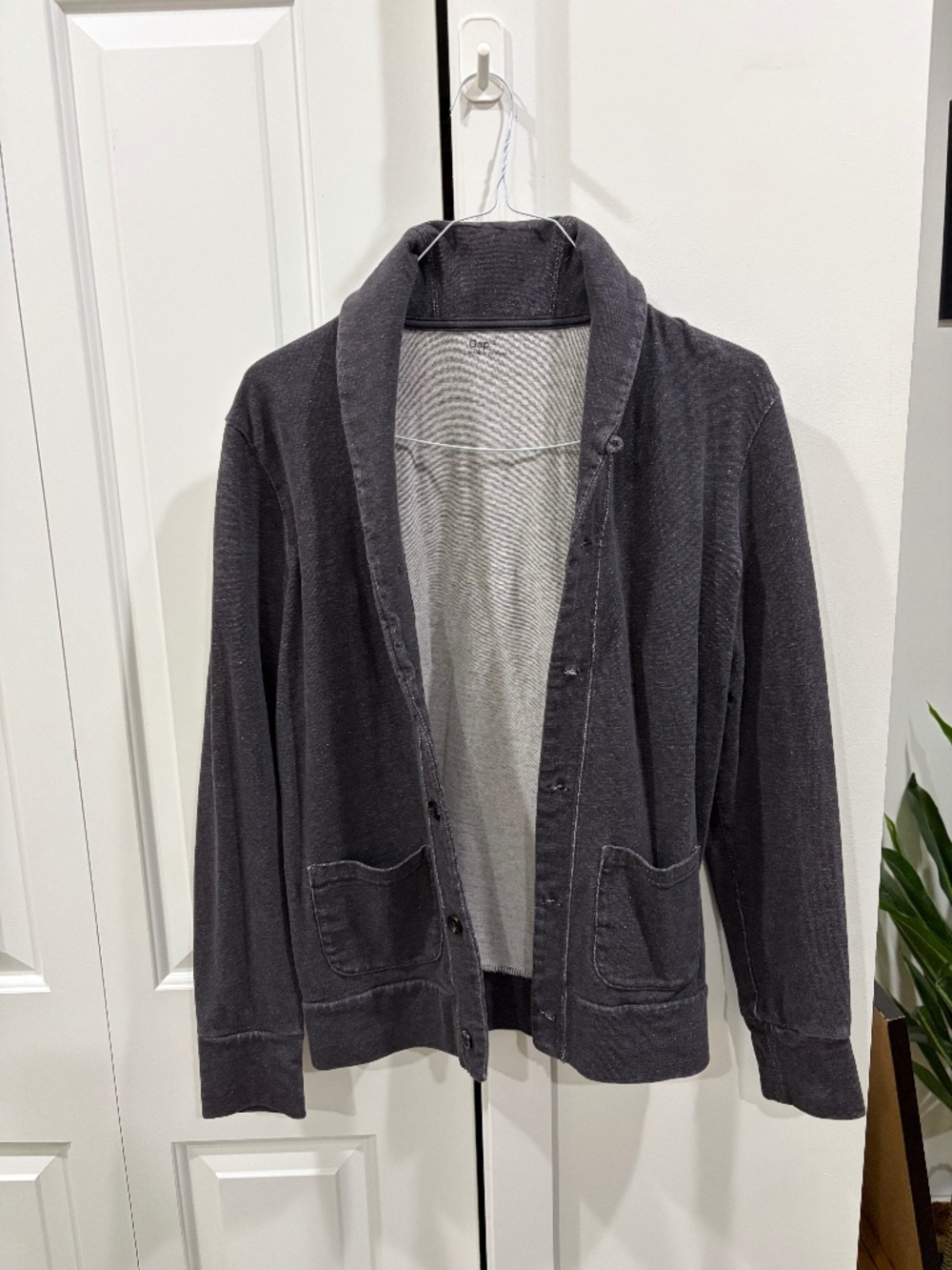 Dark Gray Cardigan - Gap - S